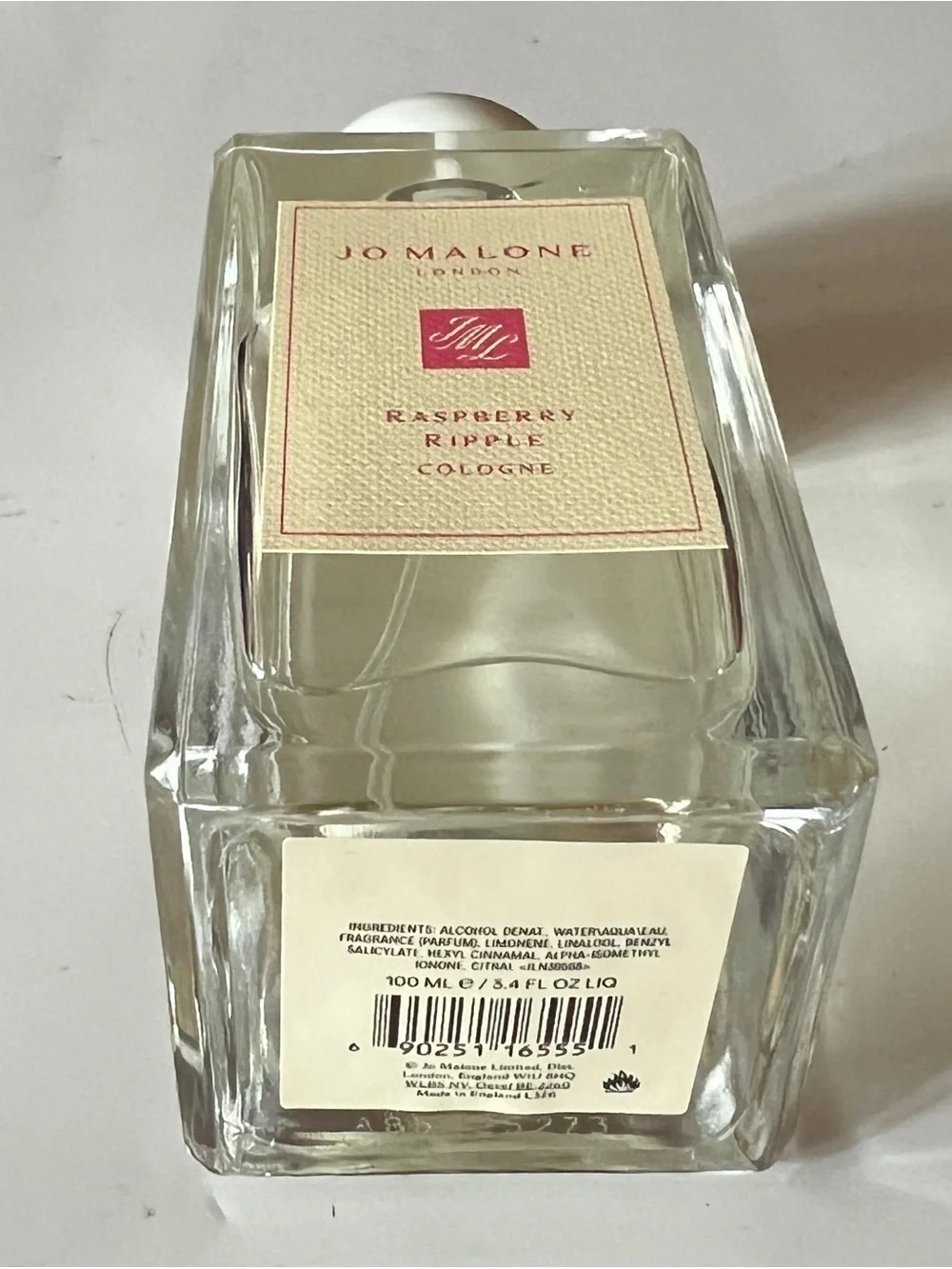 Jo Malone RASPBERRY RIPPLE Cologne 3.4oz 100mL Full Size Spray New Without Box